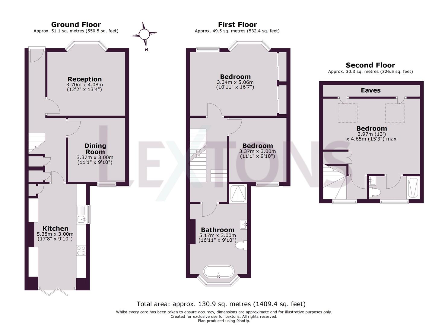 Floorplans For Marine Avenue, Hove
