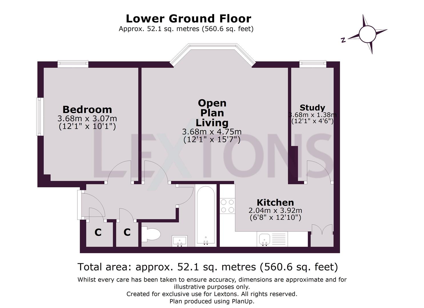 Floorplans For Fourth Avenue, Hove