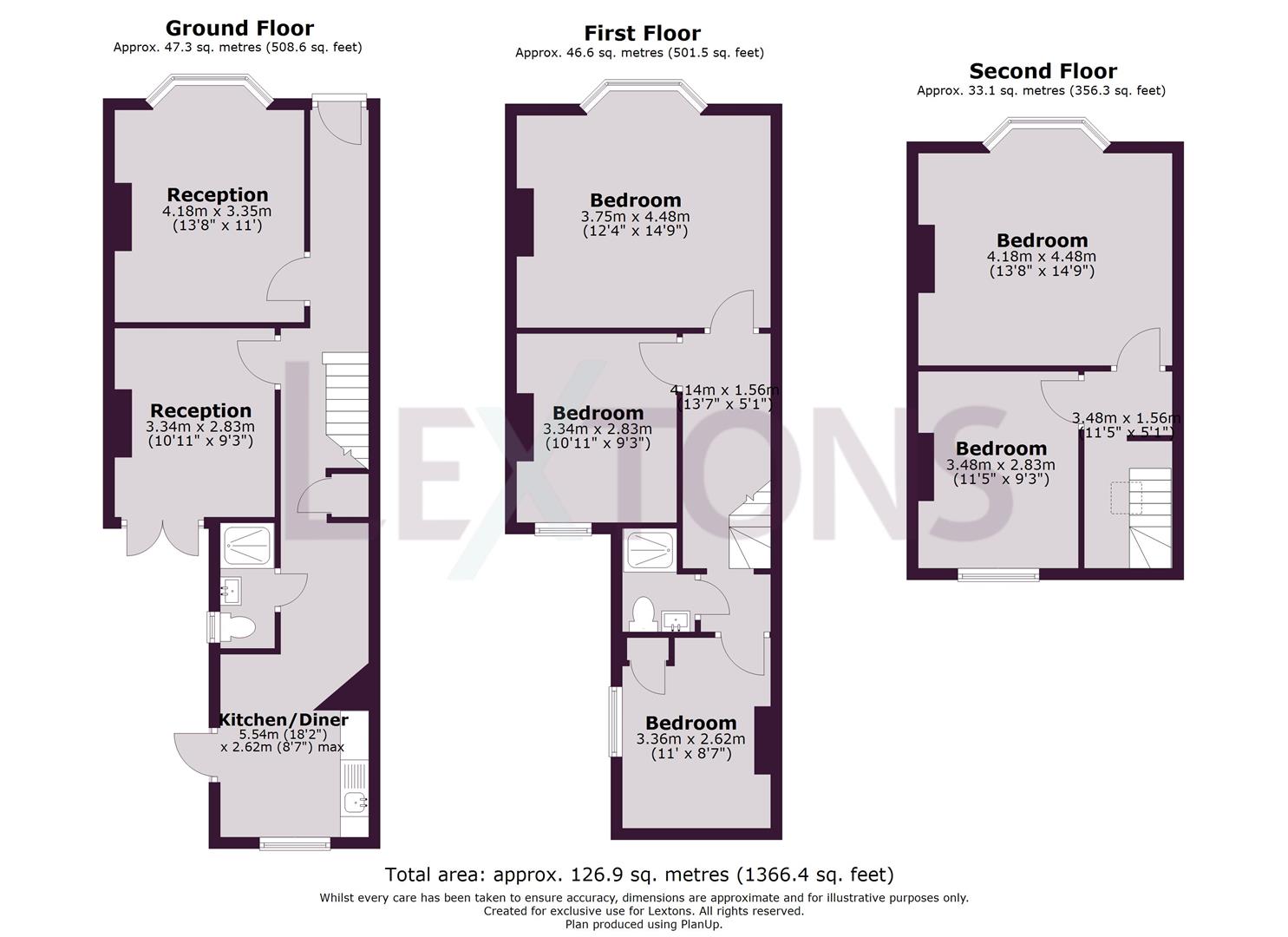 Floorplans For Temple Street, Brighton
