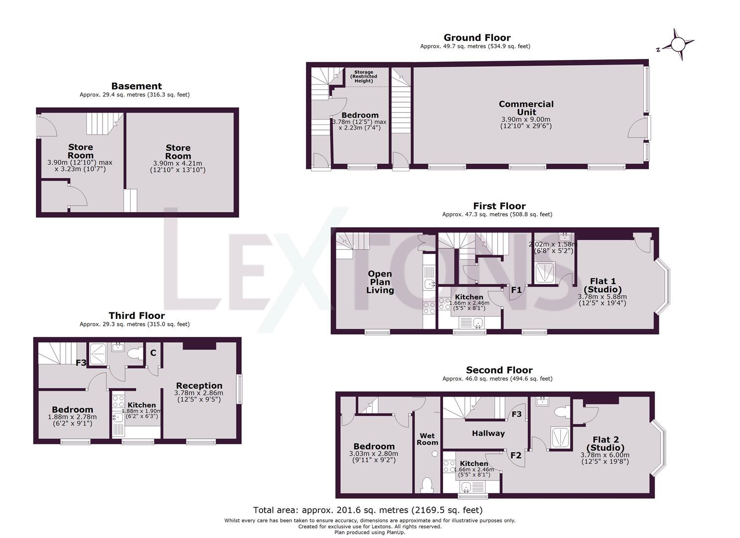 Floorplans For Upper St. James's Street, Brighton