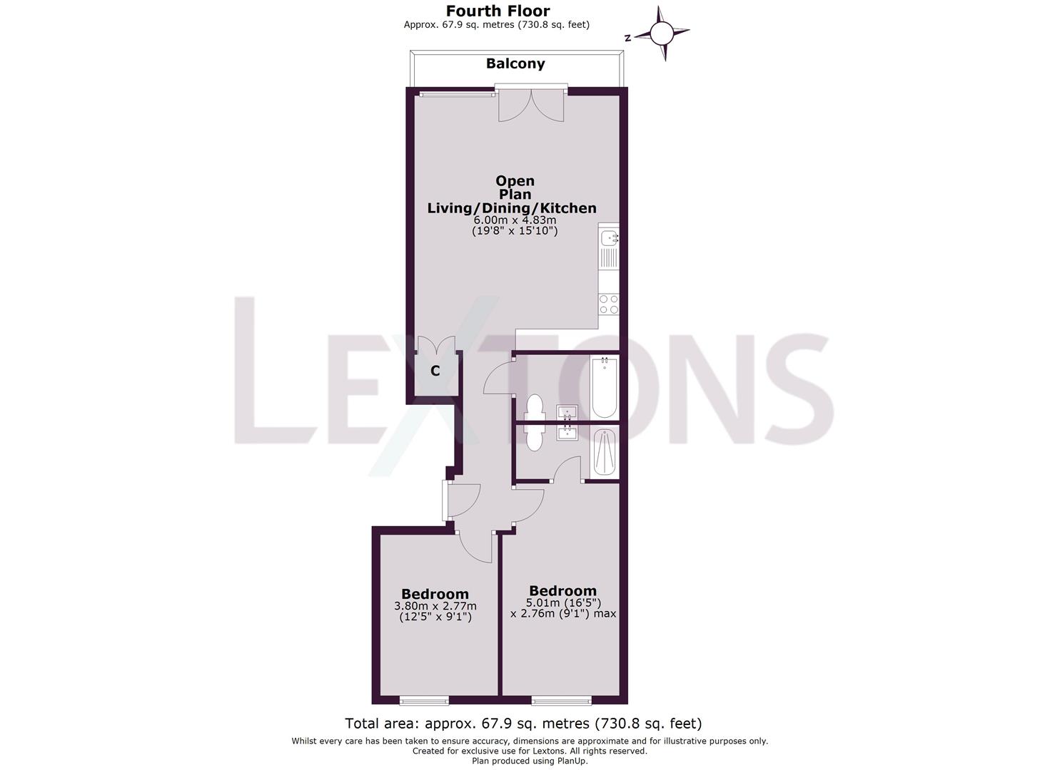 Floorplans For Gloucester Place, Brighton