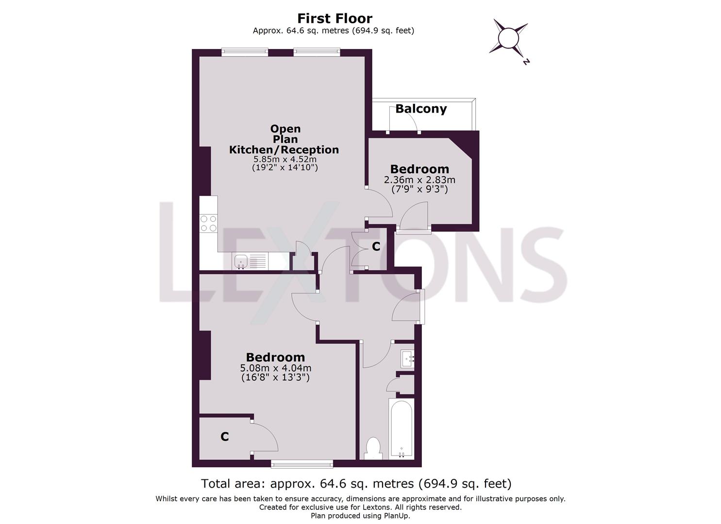 Floorplans For Park Crescent, Worthing