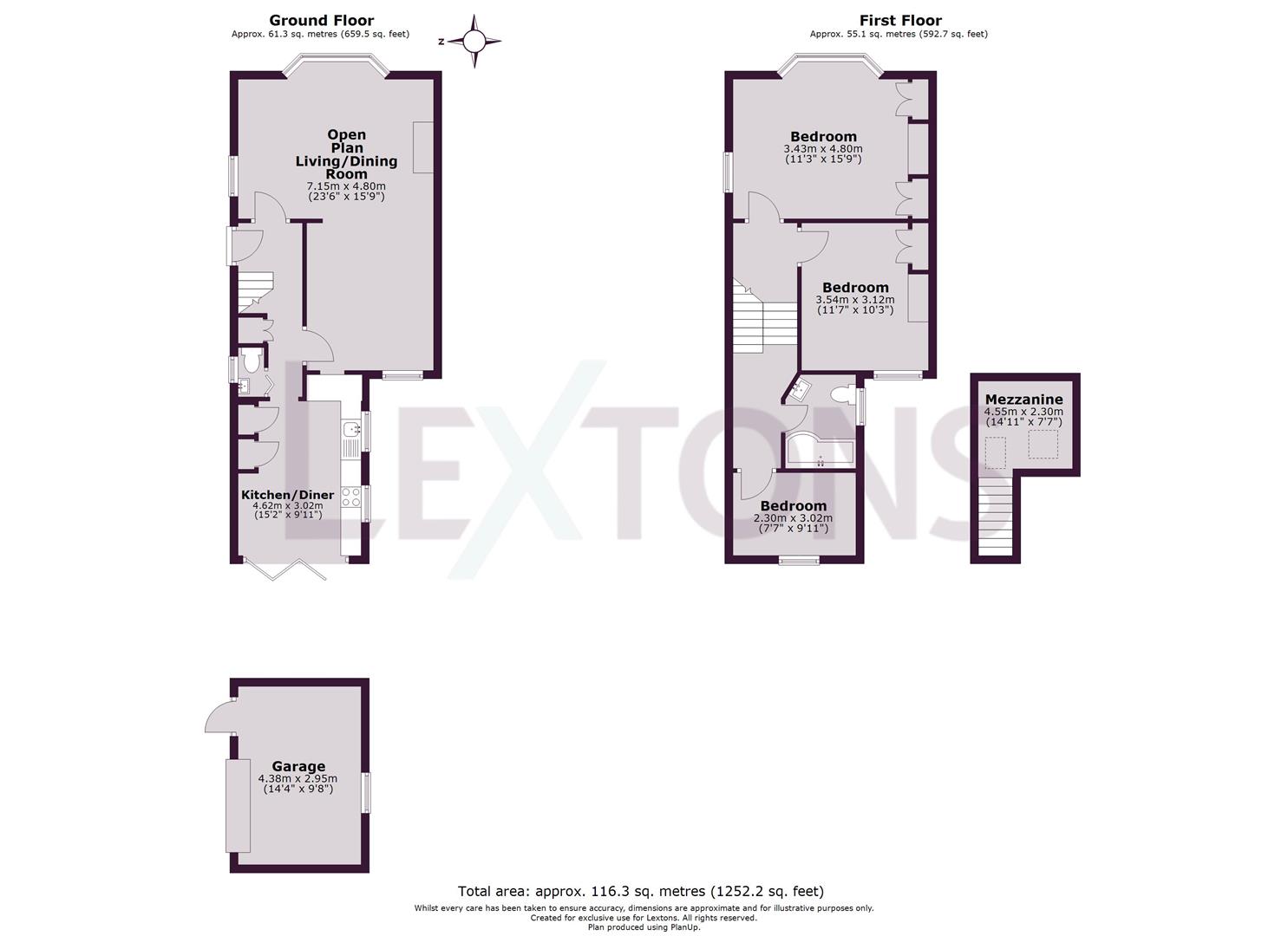 Floorplans For Rutland Road, Hove