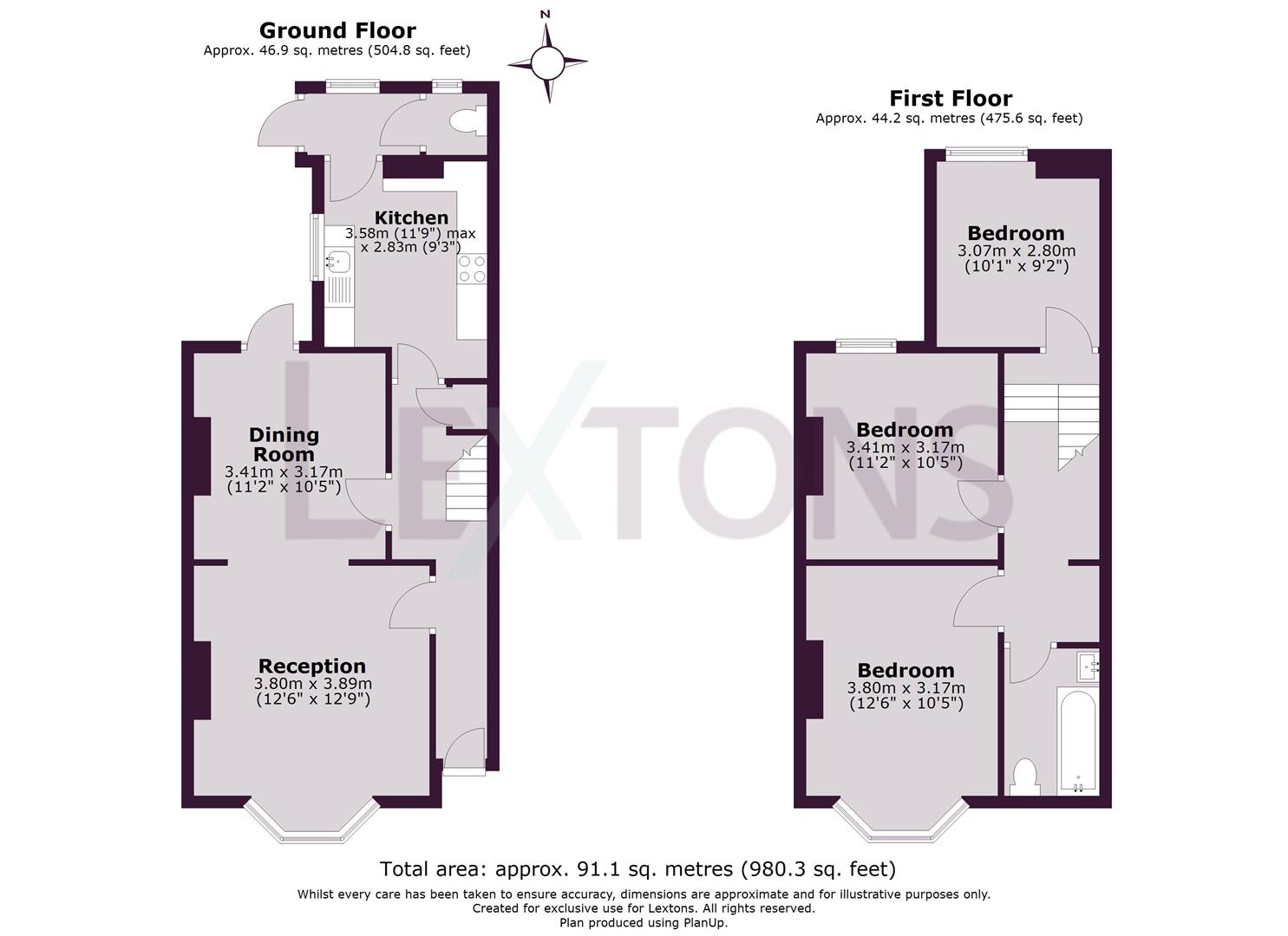 Floorplans For Coleridge Street, Hove