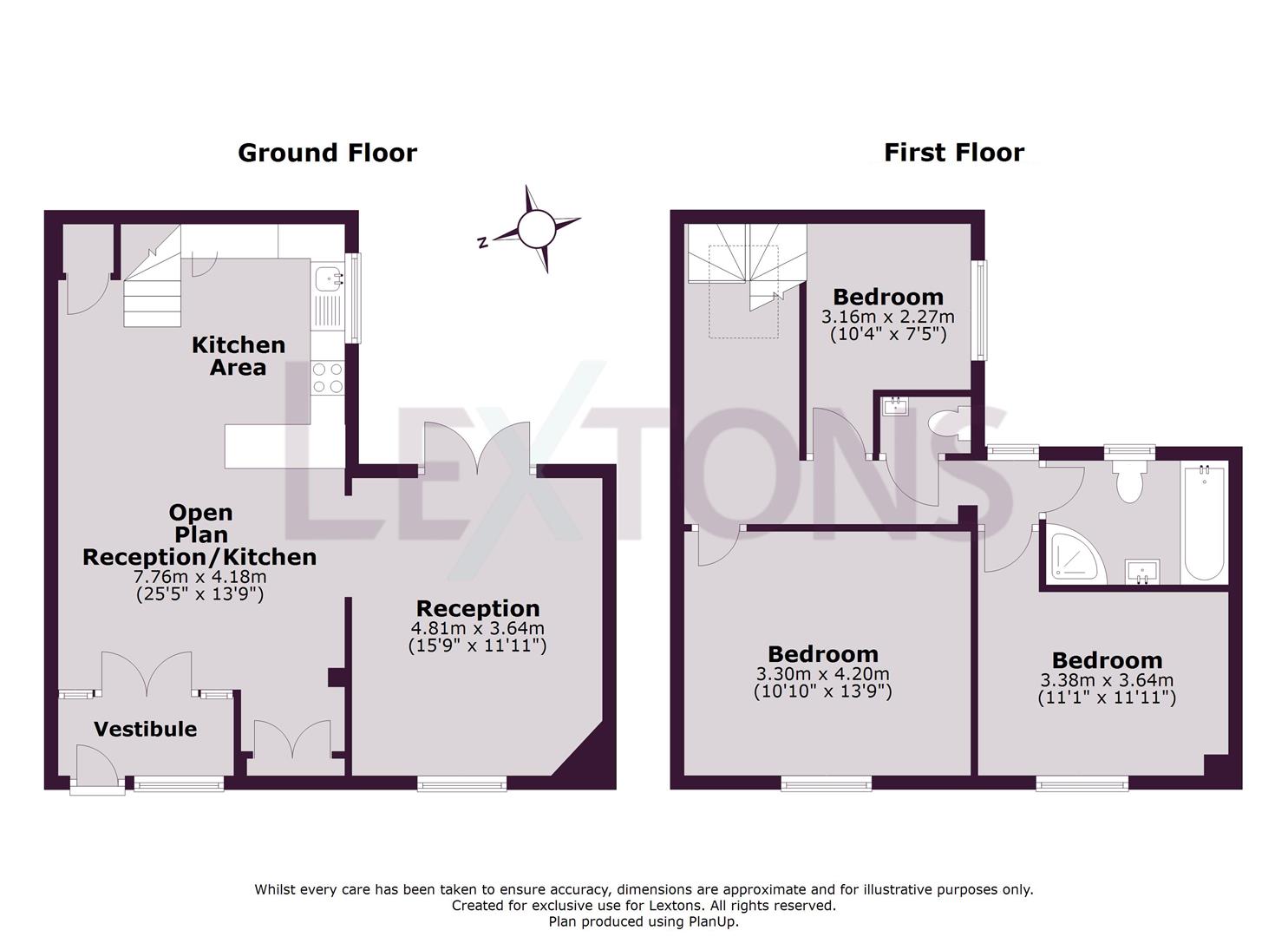 Floorplans For Cambridge Grove, Hove