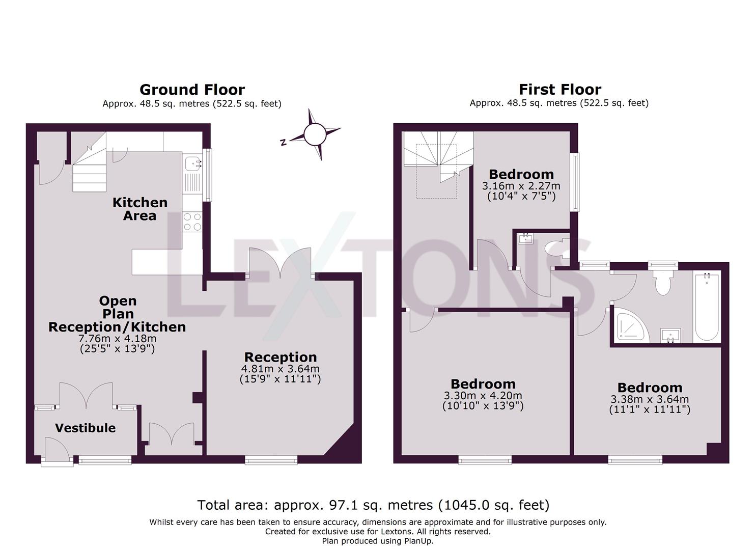 Floorplans For Cambridge Grove, Hove