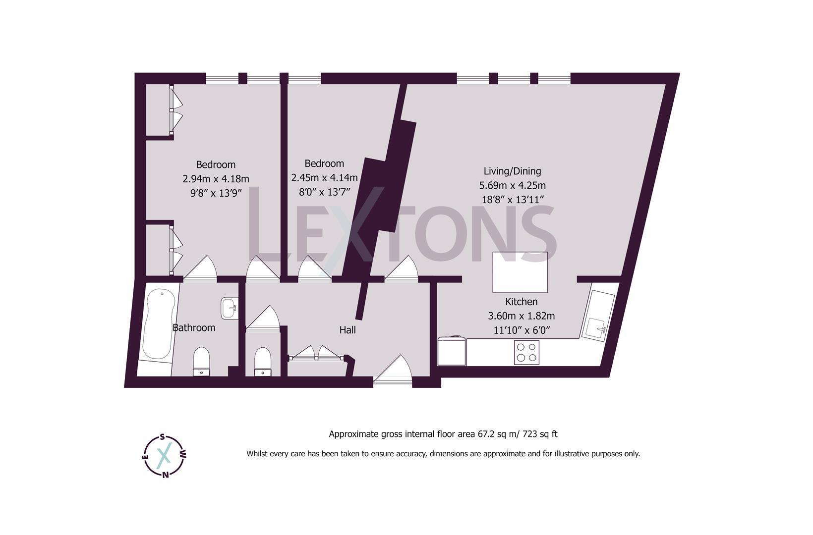 Floorplans For St. Catherines Terrace, Hove