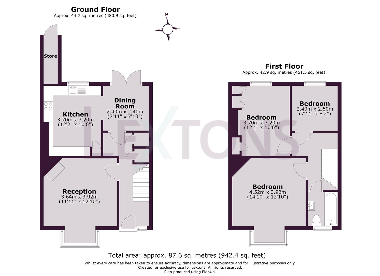 Floorplans For Hallyburton Road, Hove