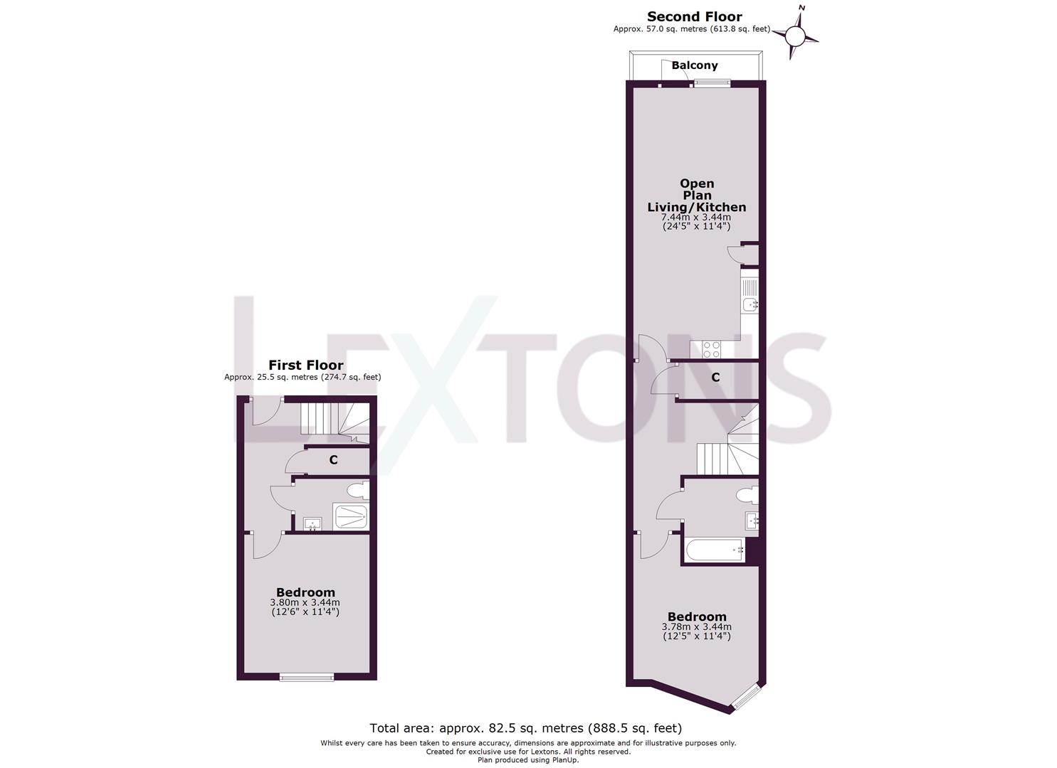 Floorplans For Francis Street, Brighton