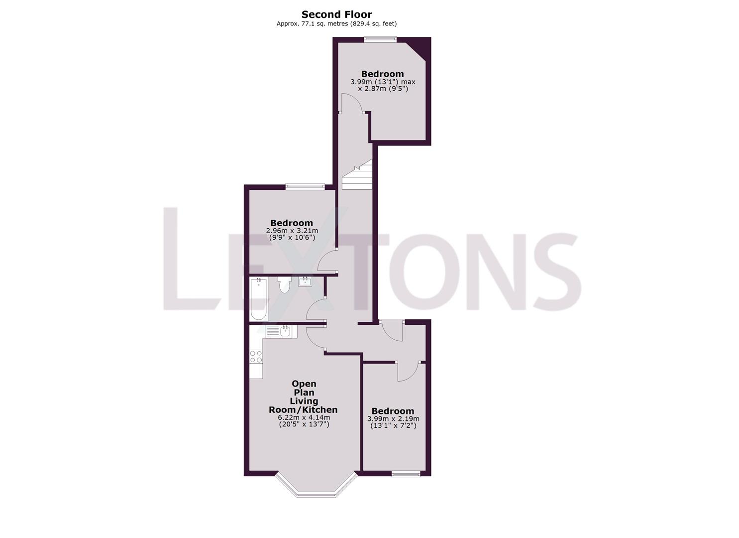 Floorplans For First Avenue, Hove
