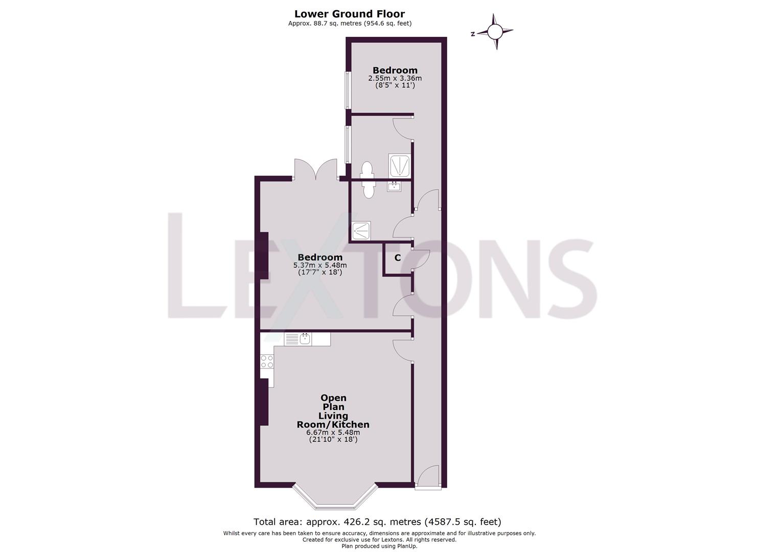 Floorplans For First Avenue, Hove
