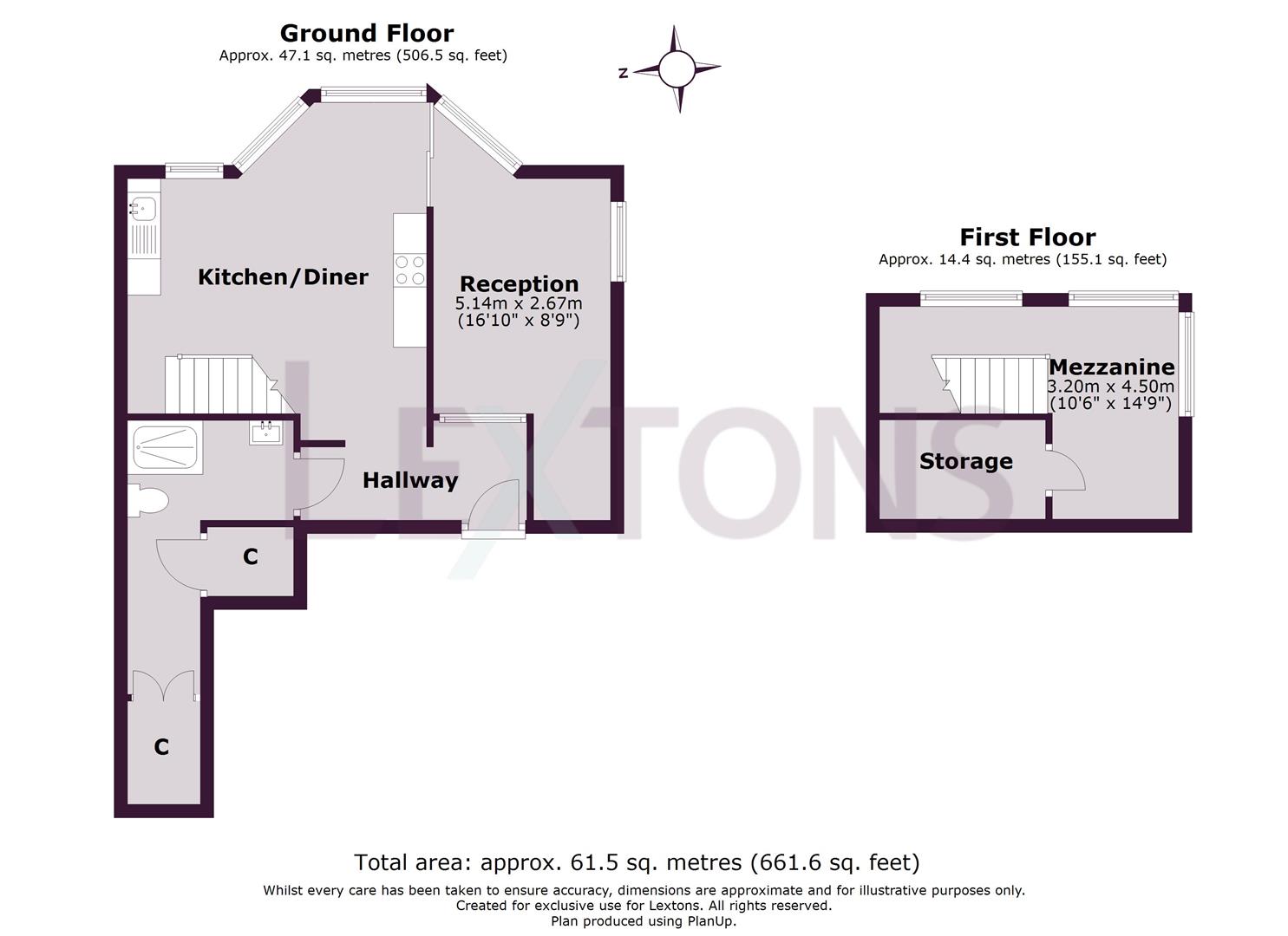 Floorplans For First Avenue, Hove