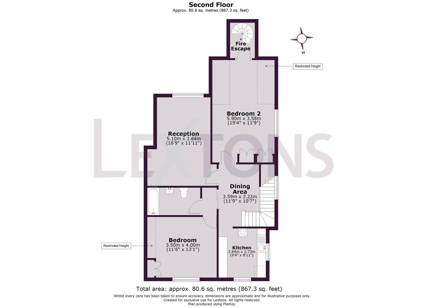 Floorplans For New Church Road, Hove