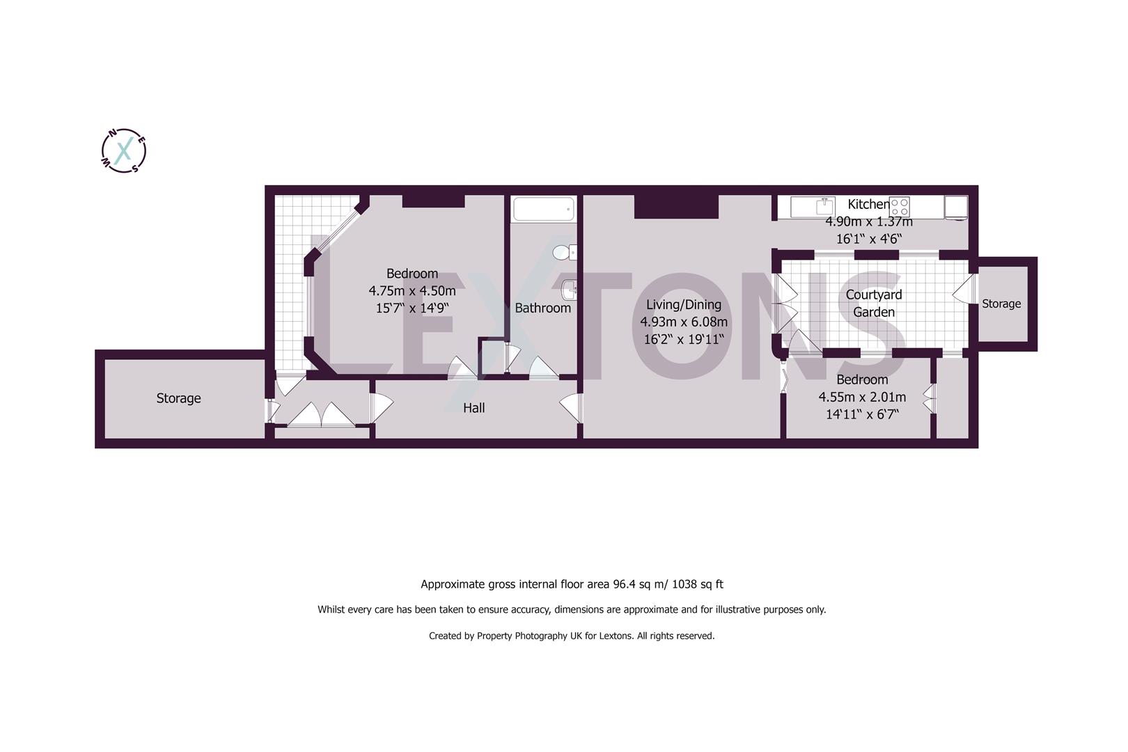 Floorplans For Denmark Terrace, Brighton
