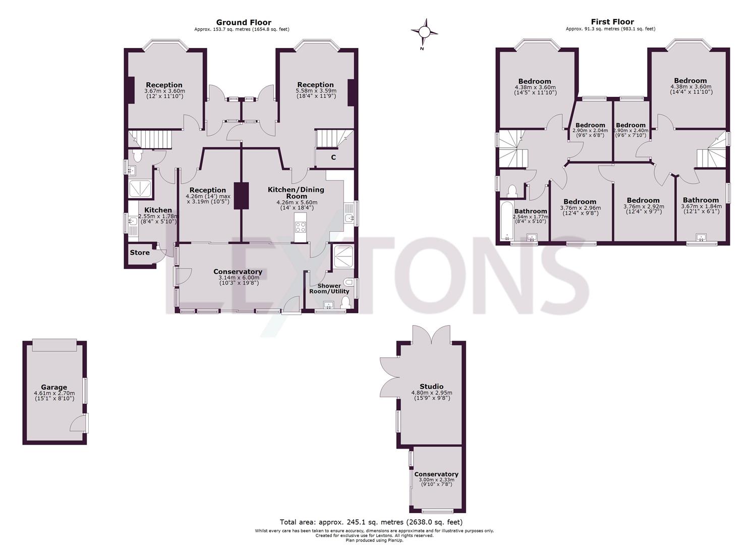 Floorplans For Fallowfield Close, Hove