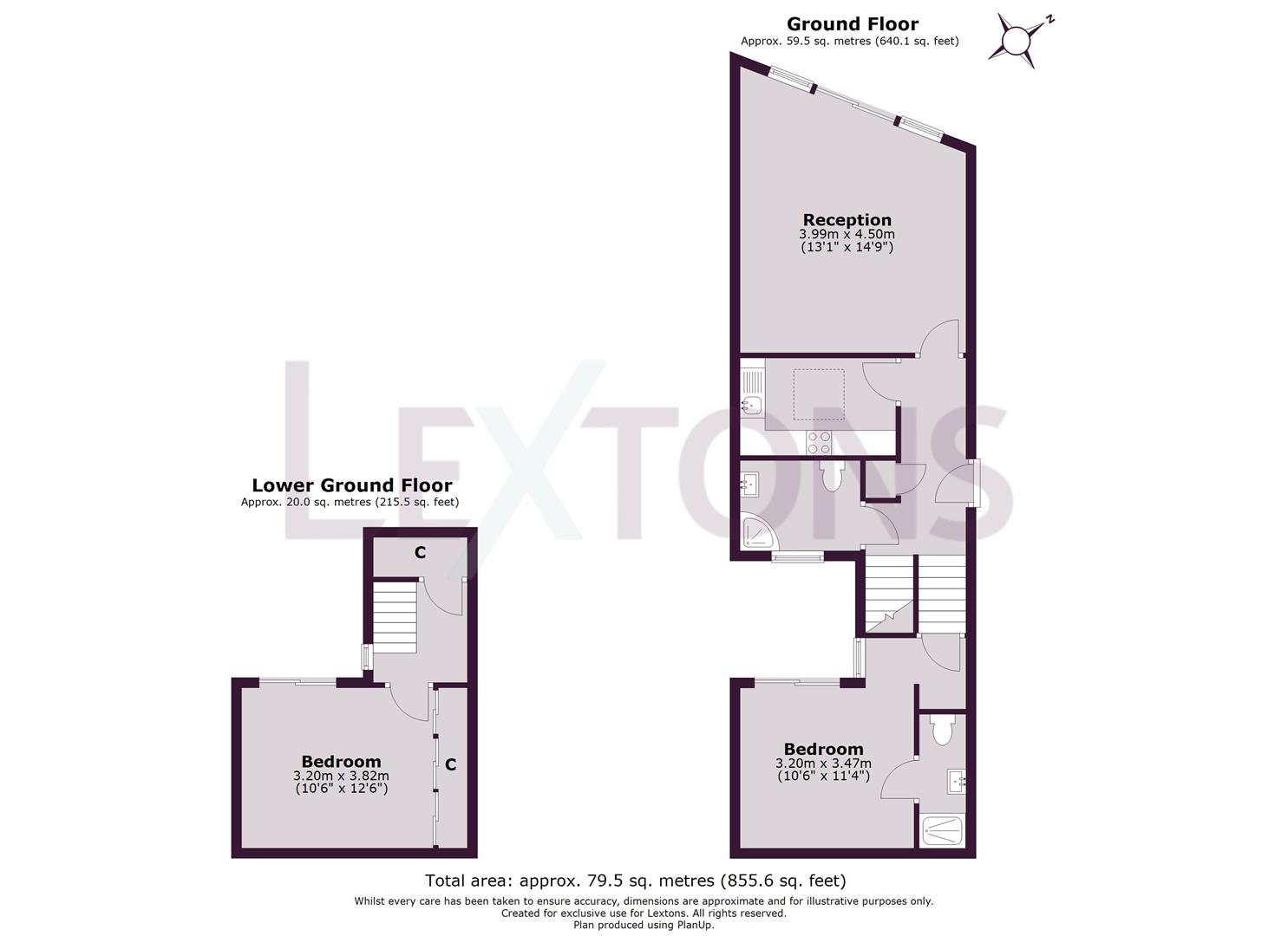 Floorplans For Vallance Road, Hove