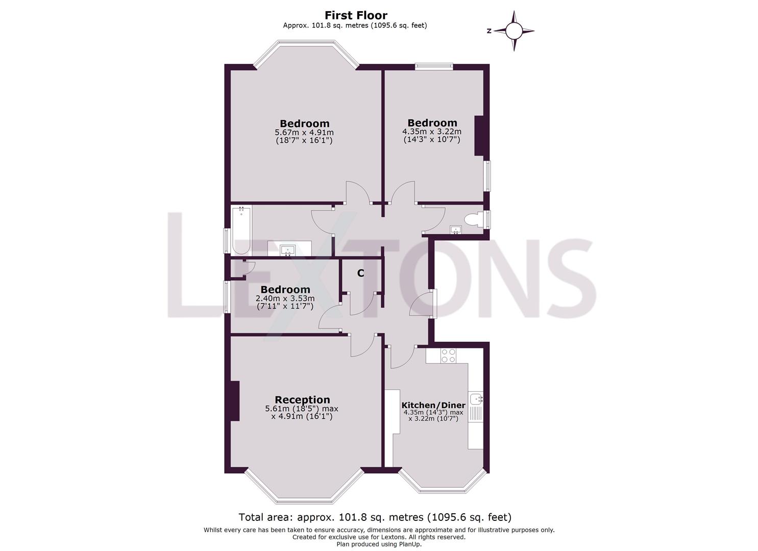 Floorplans For Fourth Avenue, Hove