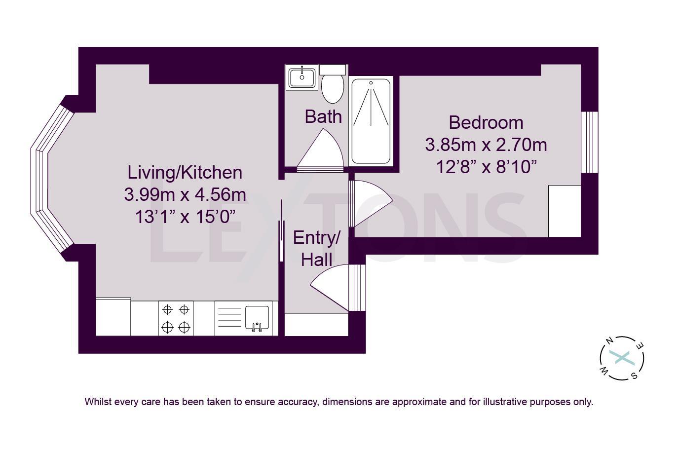 Floorplans For Grand Parade, Brighton