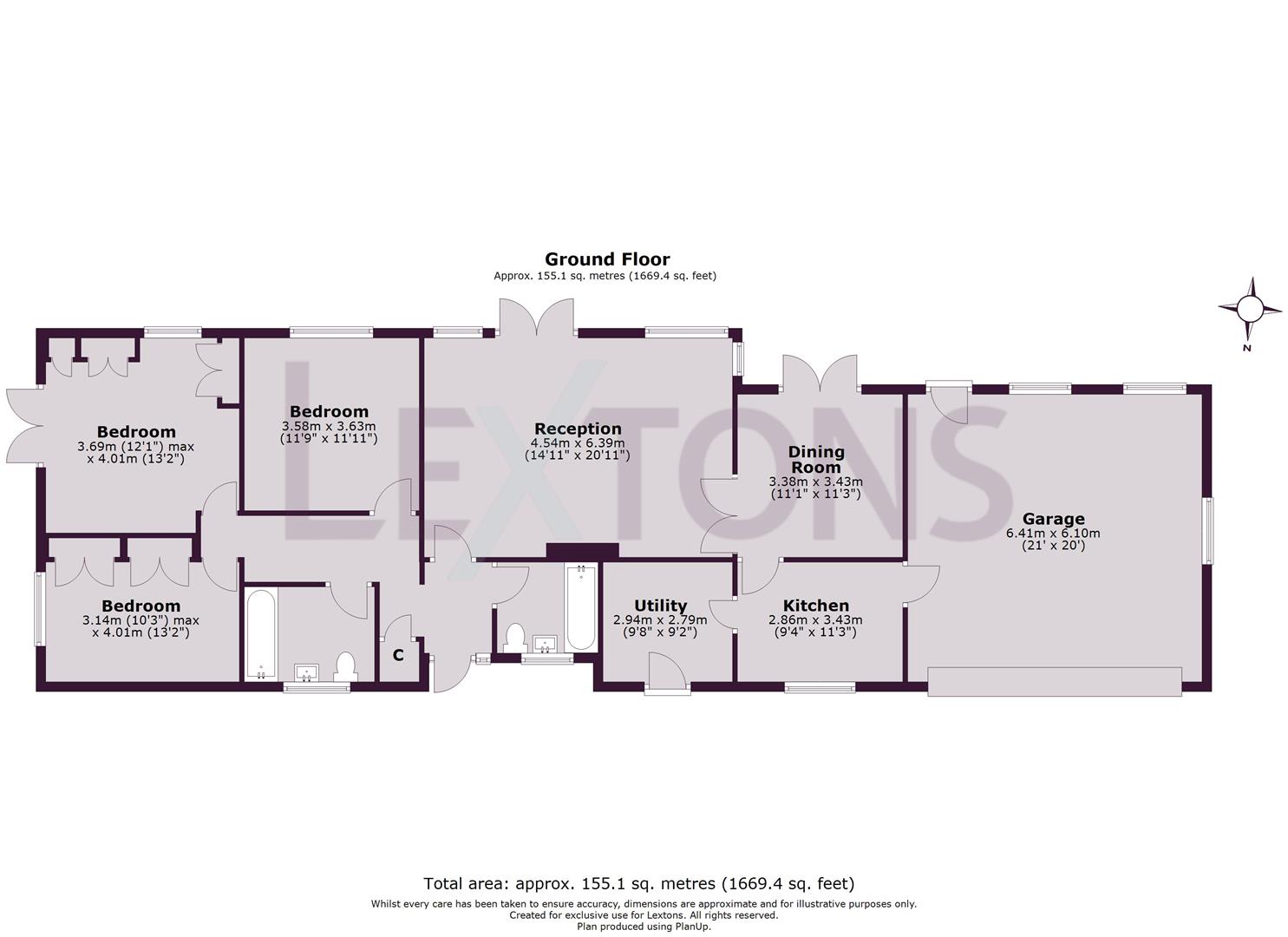 Floorplans For Crypt Lane, Cocking, Midhurst