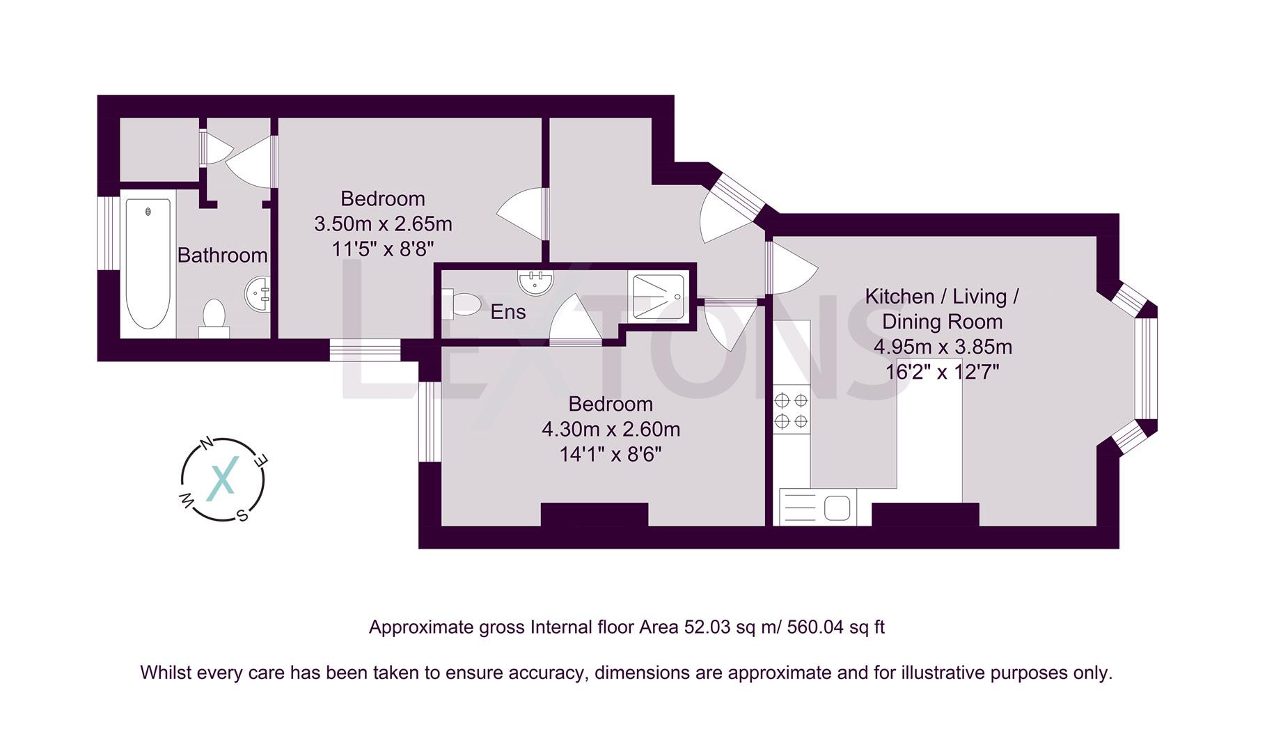 Floorplans For Goldstone Villas, Hove BN3