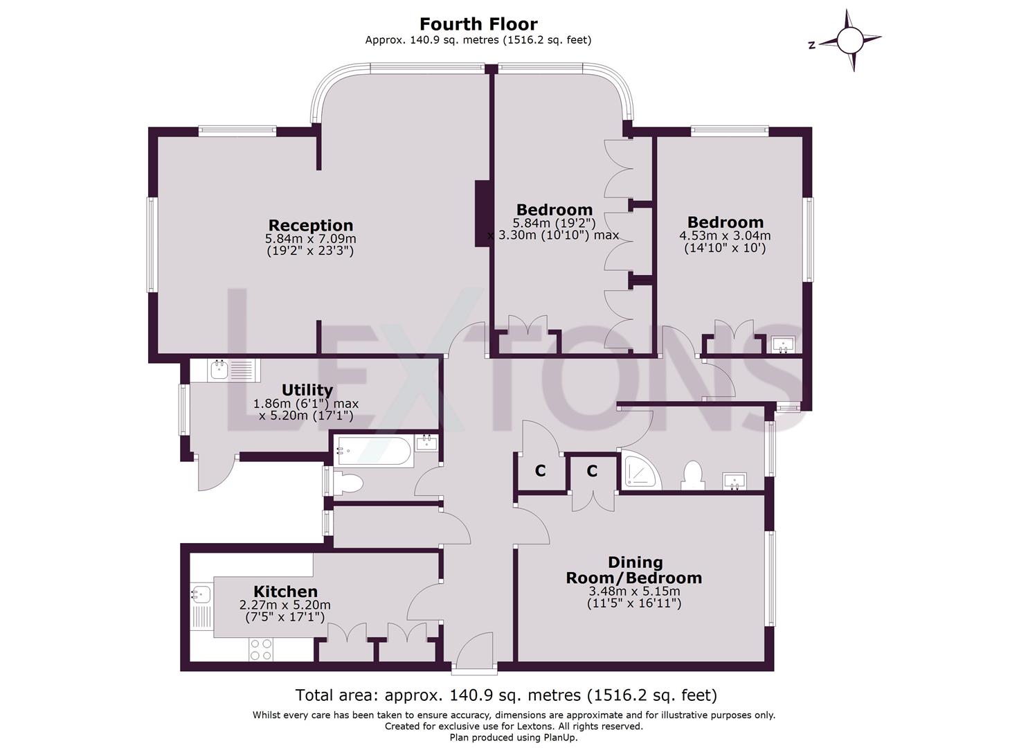 Floorplans For Furze Hill, Hove