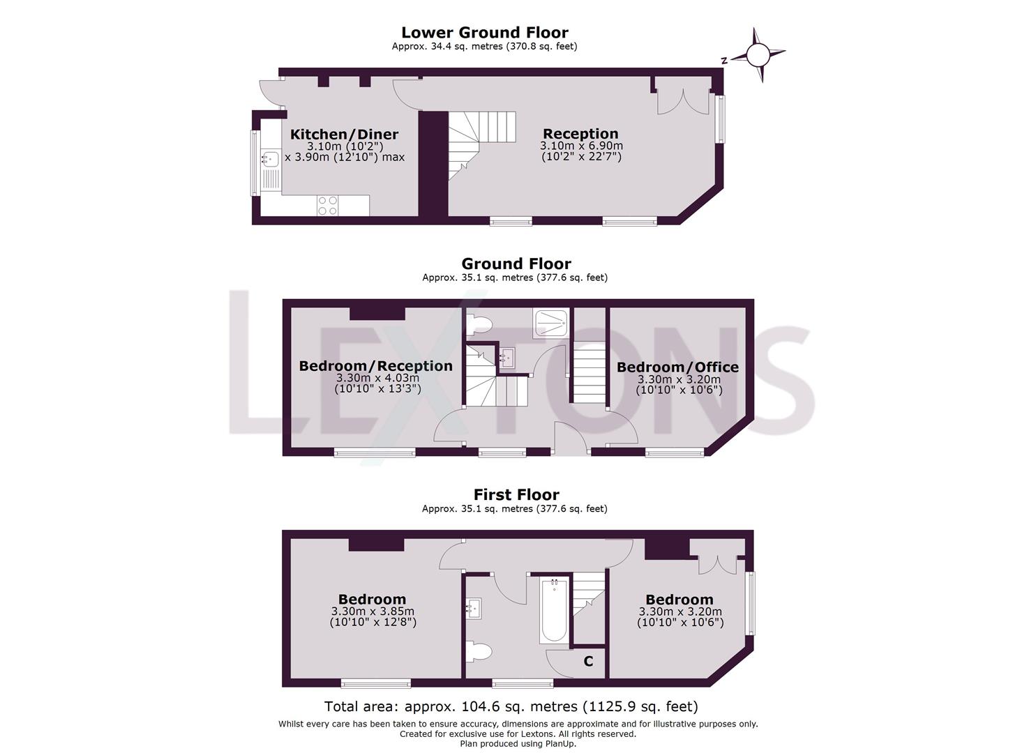 Floorplans For North Gardens, Brighton