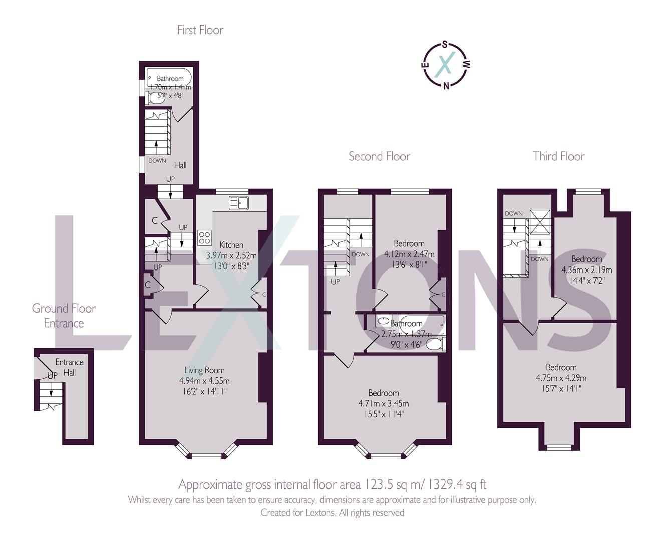 Floorplans For North Road, Brighton