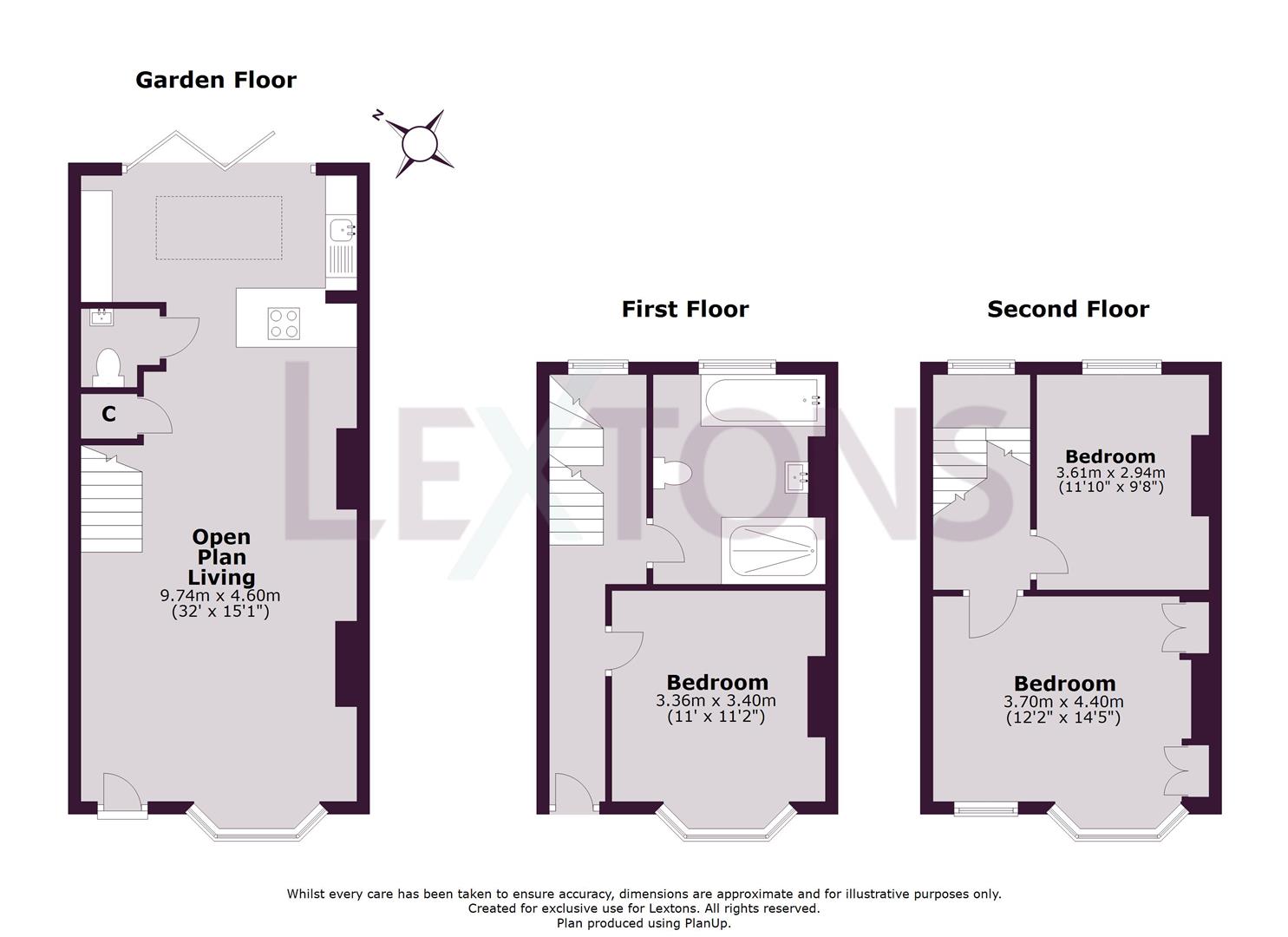 Floorplans For Robertson Road, Brighton