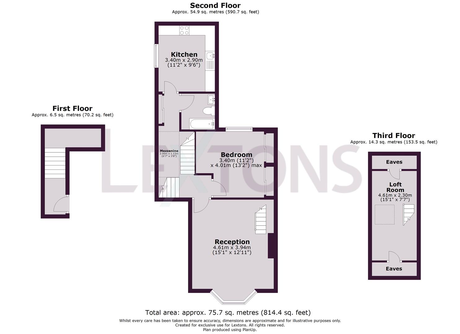 Floorplans For Bedford Place, Brighton
