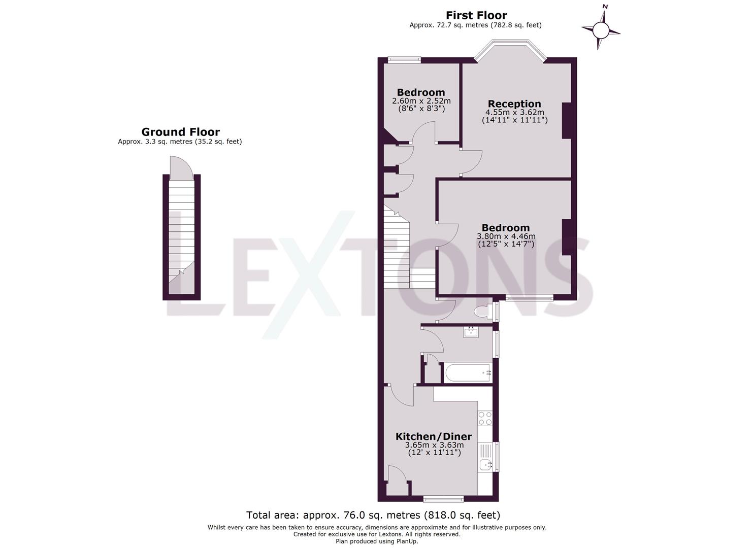 Floorplans For Lauriston Road, Brighton