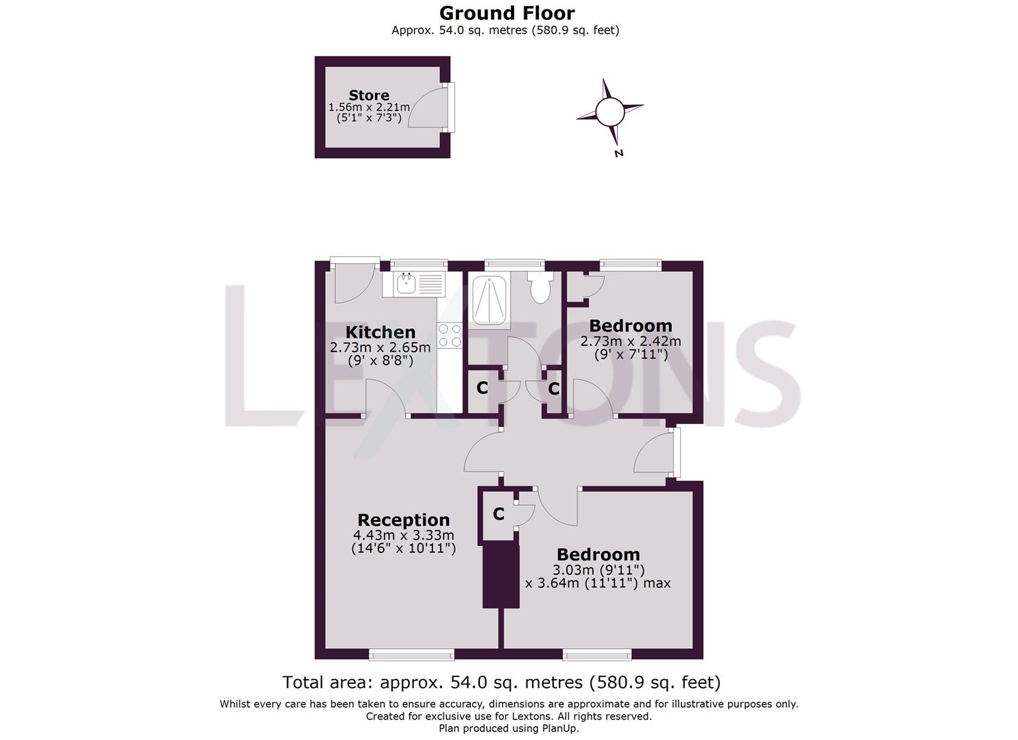 Floorplans For Rodney Close, Bognor Regis