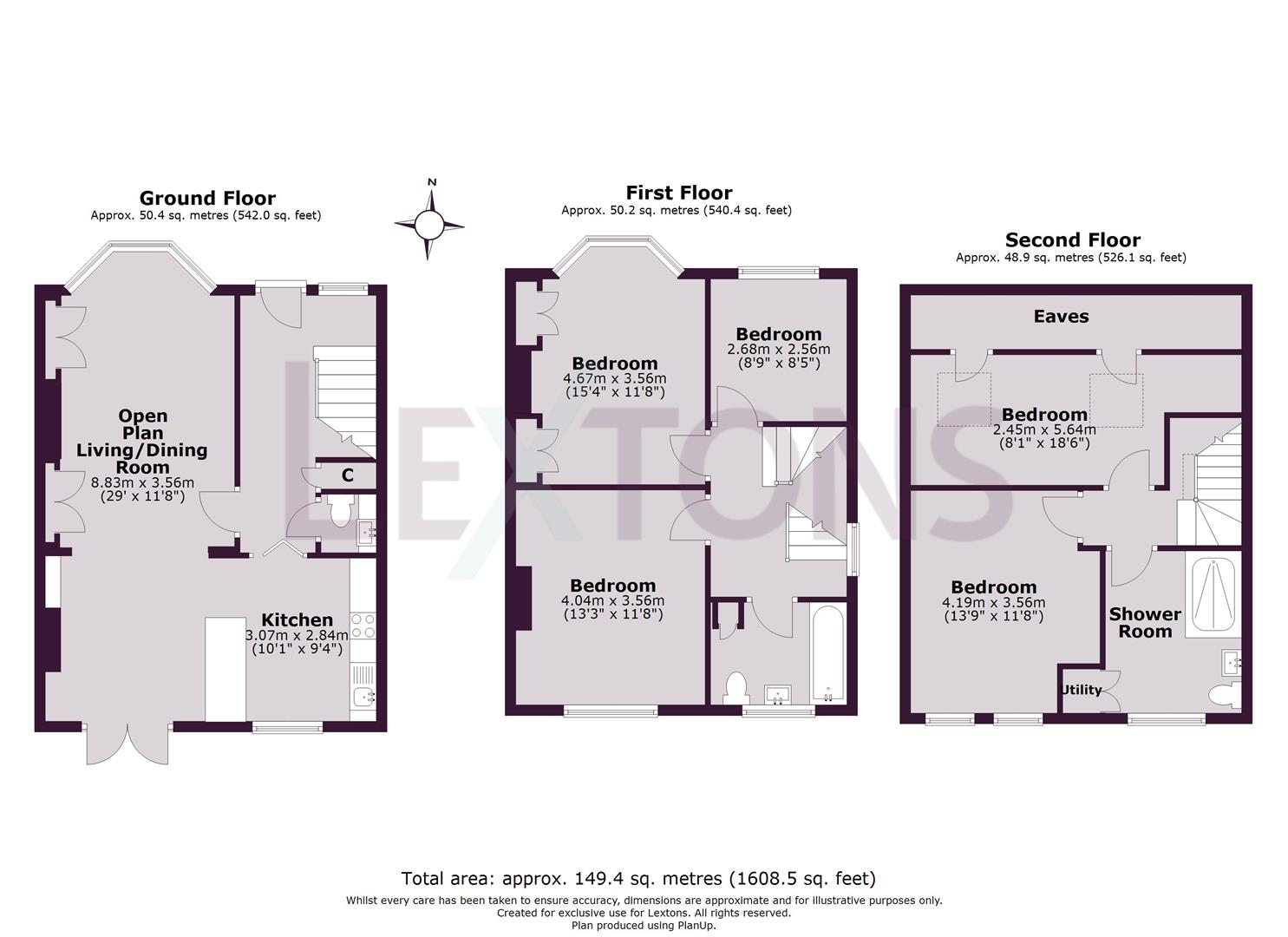 Floorplans For Marmion Road, Hove