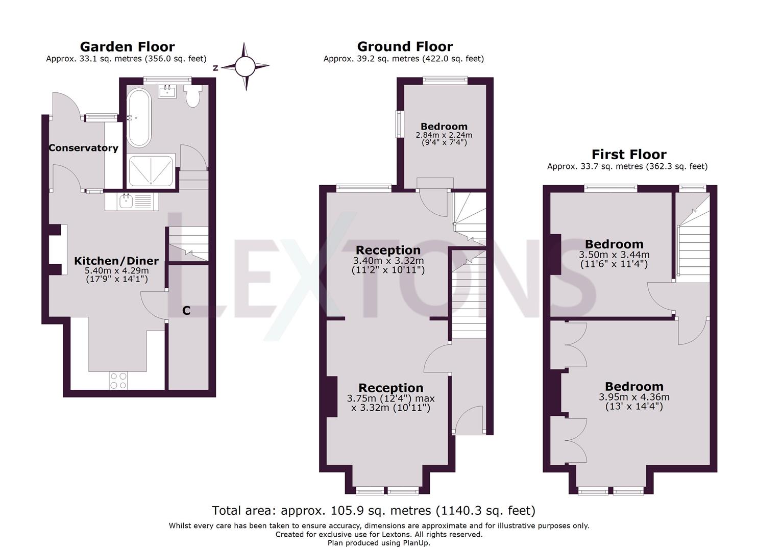 Floorplans For Hollingdean Terrace, Brighton