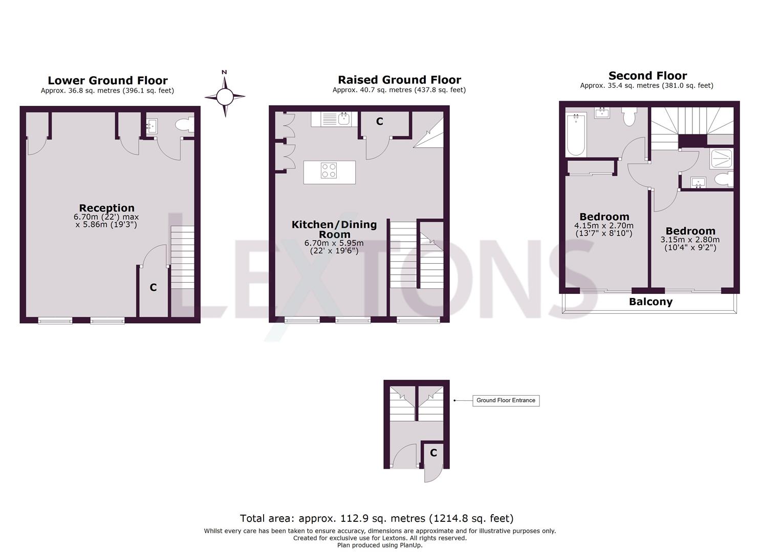 Floorplans For Brunswick Street West, Hove