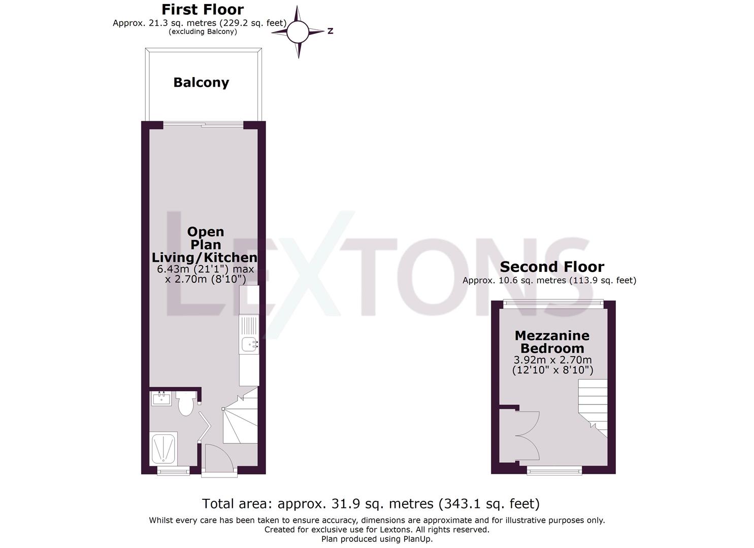 Floorplans For Eastern Concourse, Brighton and Hove