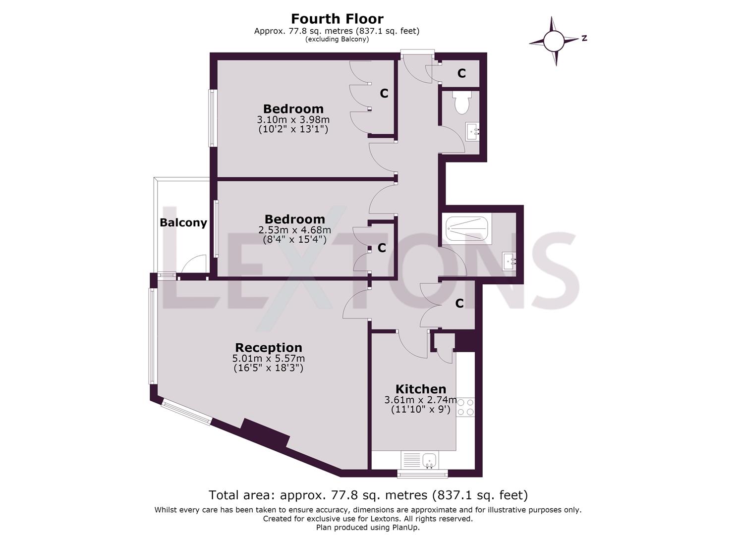 Floorplans For 45 New Church Road, Hove