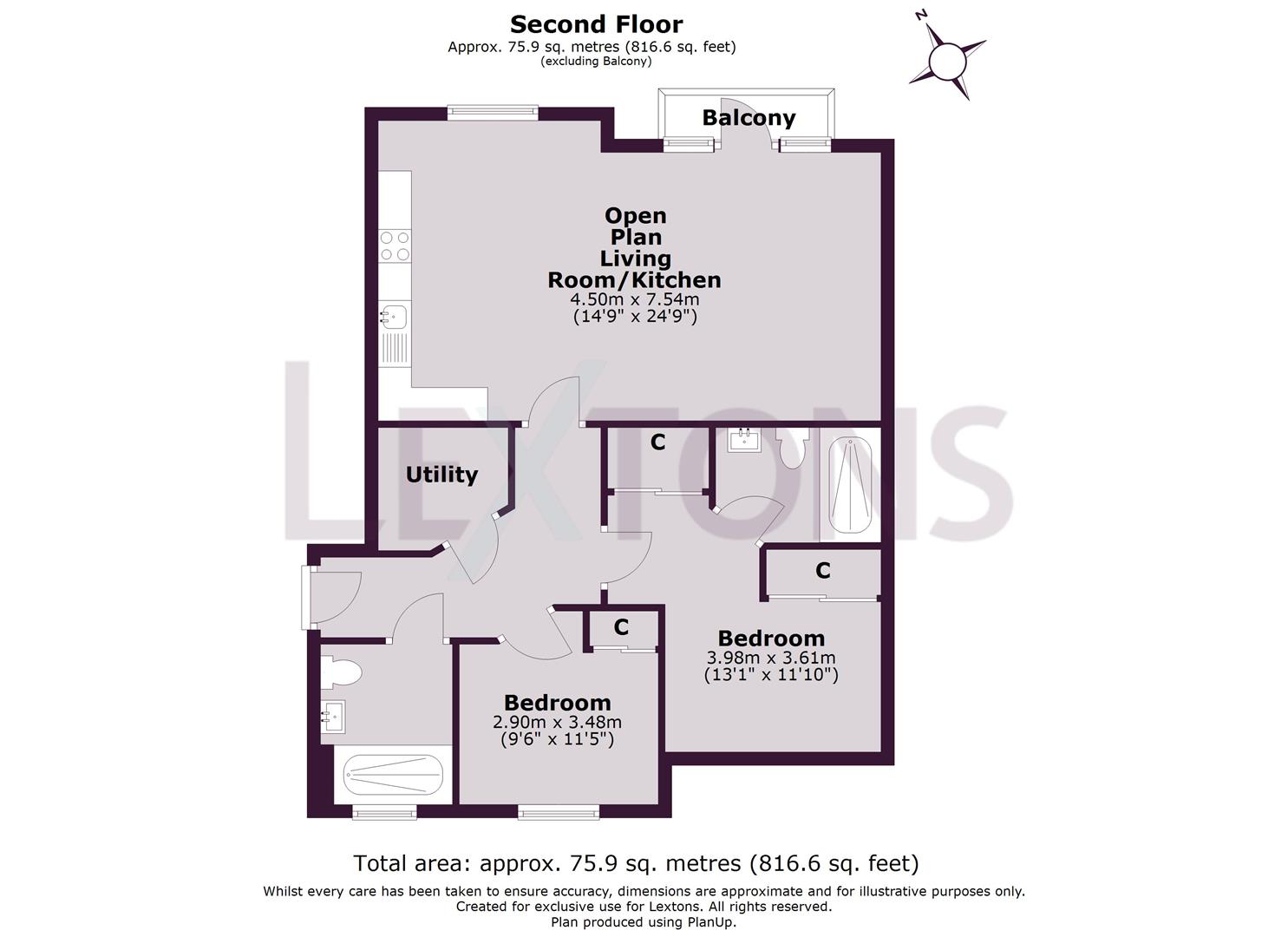 Floorplans For Little High Street, Shoreham-By-Sea