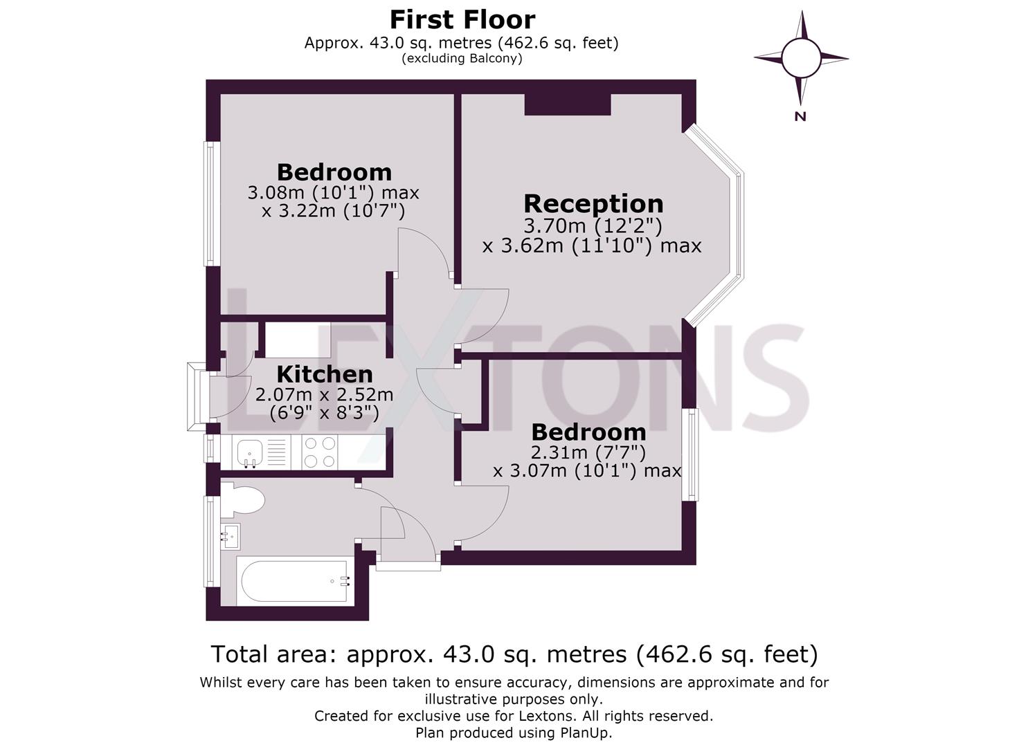 Floorplans For Erroll Road, Hove
