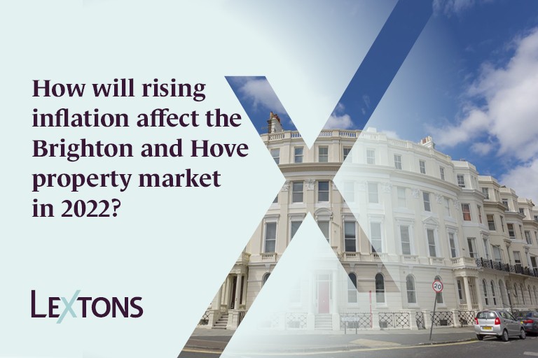How will rising inflation affect the Brighton and Hove property market in 2022?