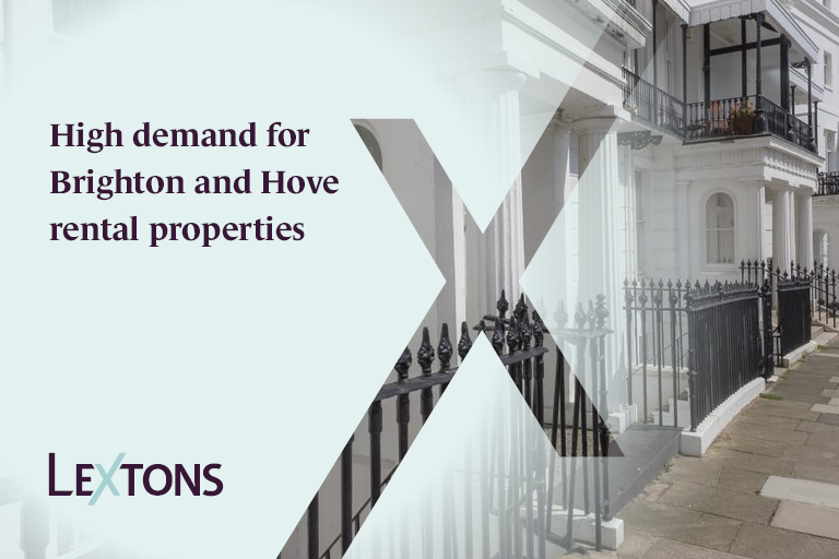 High demand for Brighton and Hove rental properties