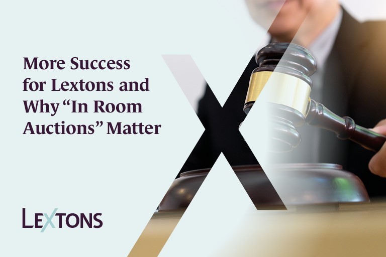 More Success for Lextons and Their “In Room Auctions” 